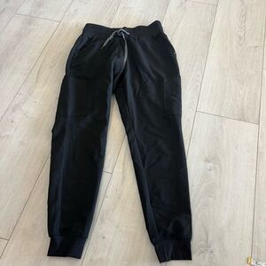 Jaanuu Mesh Enhanced Scrub Joggers pants black size xs